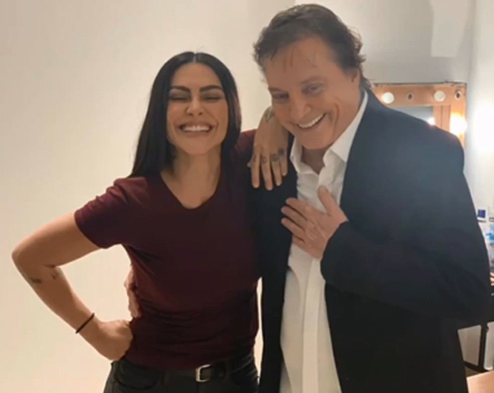 Fábio Jr. e a filha Cleo — Foto: Instagram