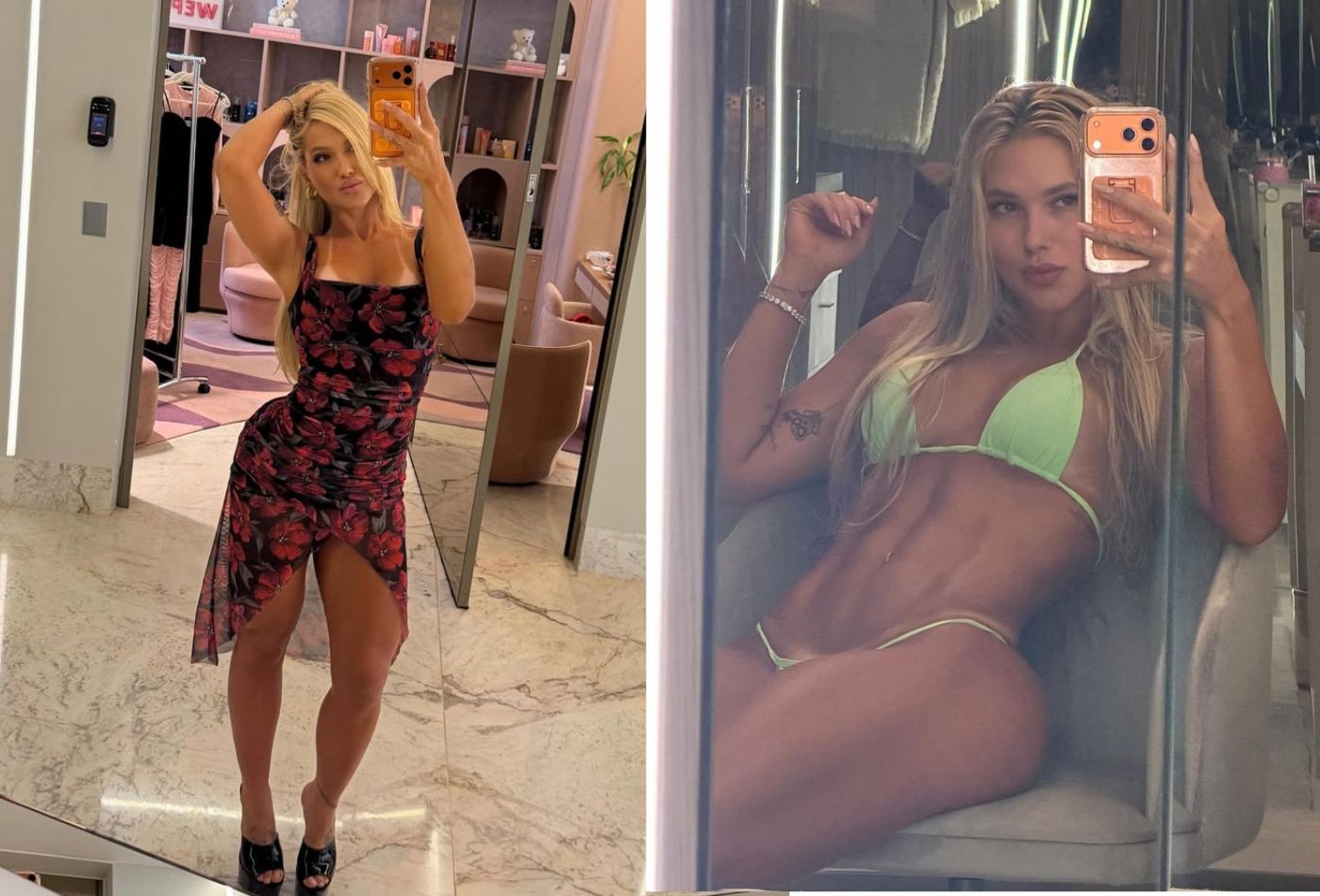 Em casa, Virginia Fonseca abre álbum de fotos dos últimos dias e Vini Jr. se derrete: 'Já estou com saudades'