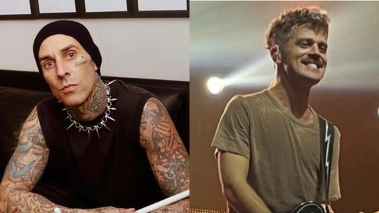 Travis Barker ameaça cancelar show do Blink-182 no Brasil após se irritar com vocalista do Scracho