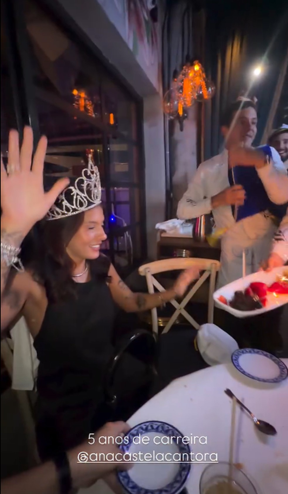 Ana Castela curtiu noite nos Estados Unidos — Foto: Reprodução/Instagram