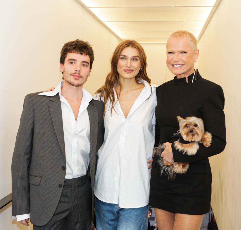Jo&atilde;o Lucas, Sasha e Xuxa &mdash; Foto: Van Campos/AgNews