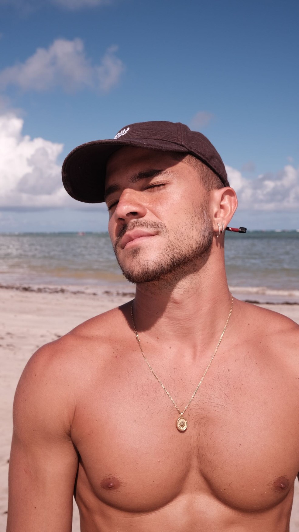 Jade Picon e André Lamoglia em viagem romântica a São Miguel dos Milagres, em Alagoas — Foto: Reprodução/Instagram