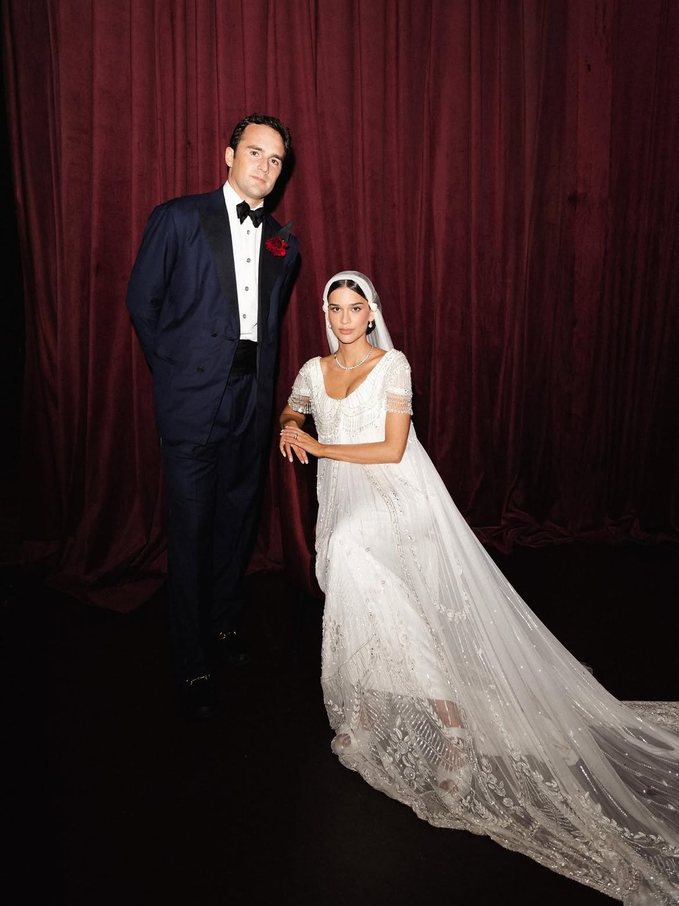 Casamento de Theresa Fonseca e Gustav von Fürstenberg foi celebrado em agosto de 2026 — Foto: Reprodução/Instagram