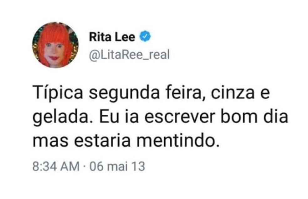 Só fofoqueiro tem lá', disse Rita Lee sobre Twitter; cantora deixou legado  de posts polêmicos e engraçados na rede social, Tecnologia
