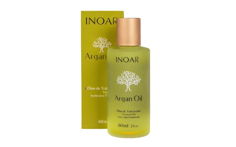 Argan Oil Inoar atua na preservação da cor em cabelos tingidos — Foto: Foto: Reprodução/Amazon