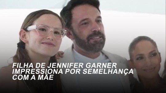 Em evento com JLo, filha de Ben Affleck choca por semelhança com a mãe, Jennifer Garner