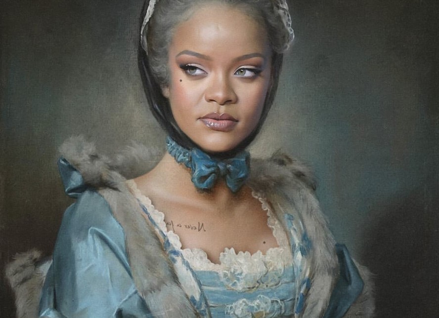 Rihanna no estilo renascentista