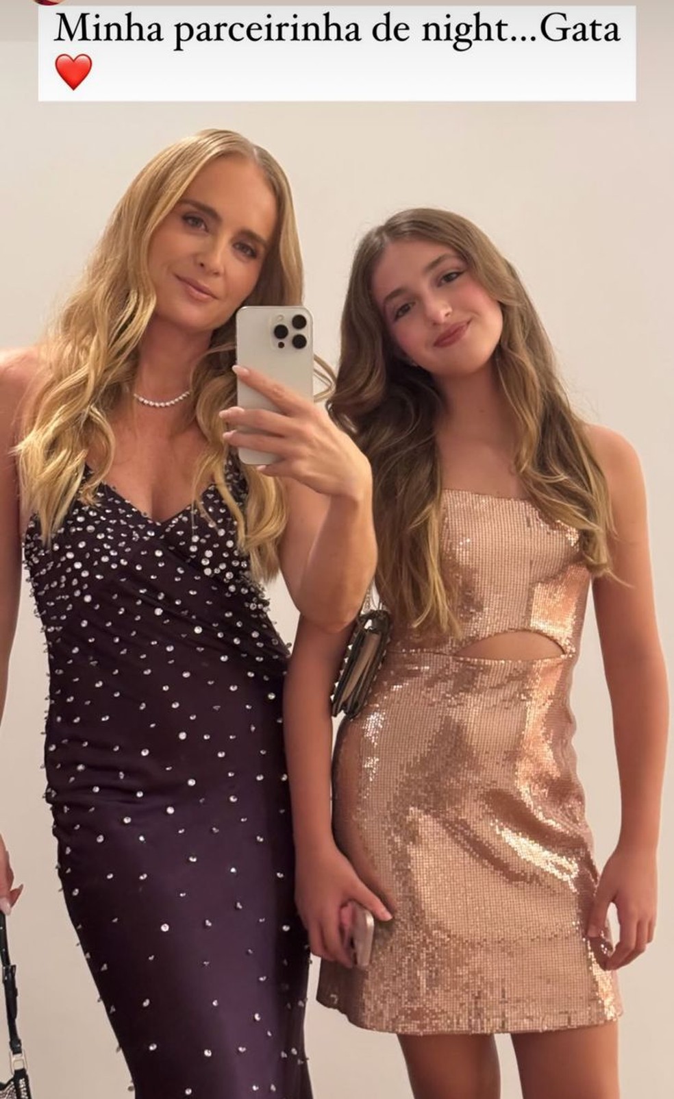 Angélica e Eva Huck — Foto: Reprodução/Instagram