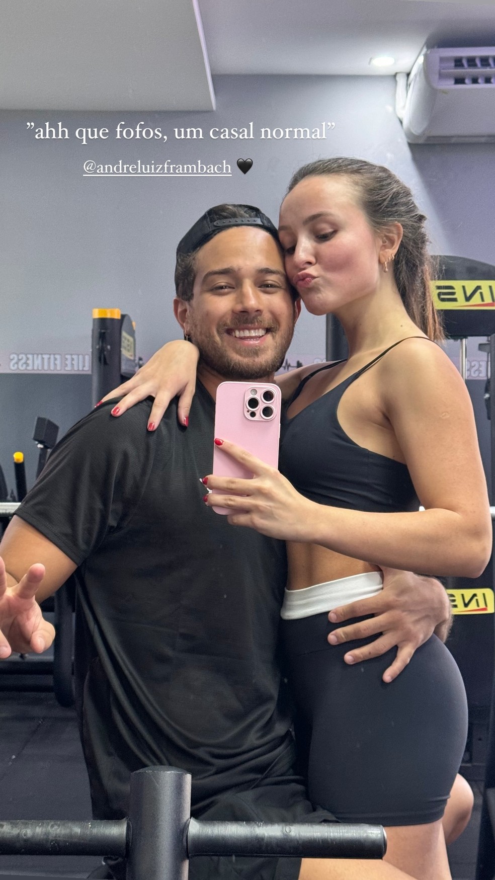 Larissa Manoela e André Luiz Frambach arrasam em treino na academia; veja o  vídeo