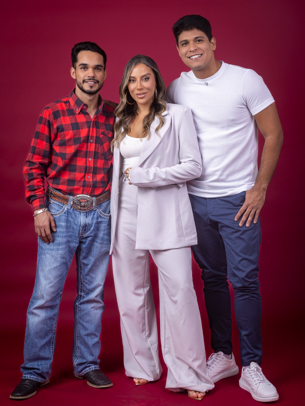 Jo&atilde;o Pedro, Renata e Guilherme foram os finalistas do BBB 25 &mdash; Foto: L&eacute;o Ros&aacute;rio/TV Globo