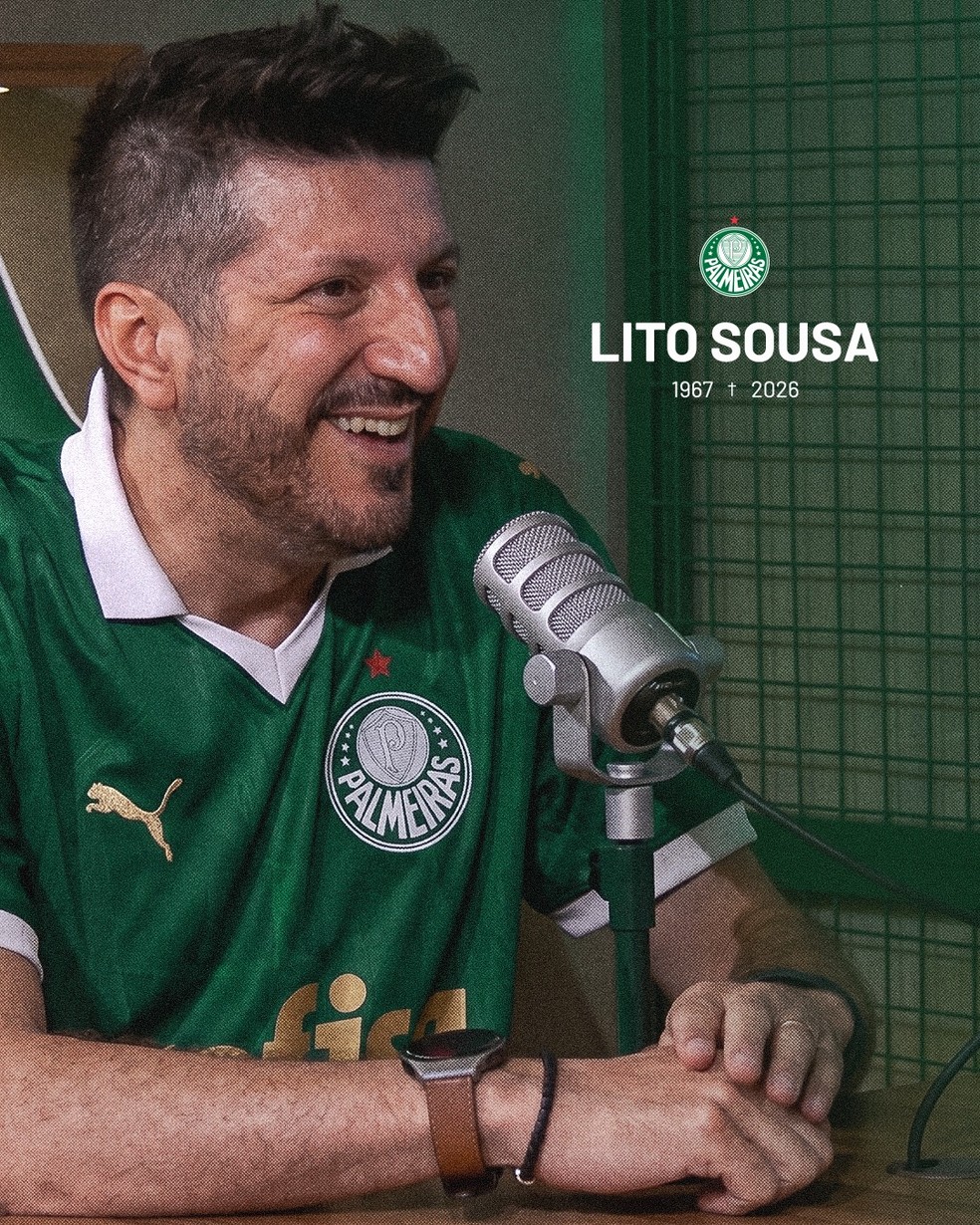 Palmeiras FC lamenta morte de Lito Sousa — Foto: Reprodução/Instagram