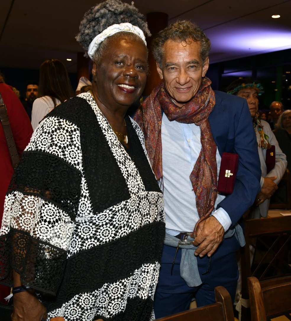 Concei&ccedil;&atilde;o Evaristo e Chico Diaz &mdash; Foto: Cristina Granato/Divulga&ccedil;&atilde;o