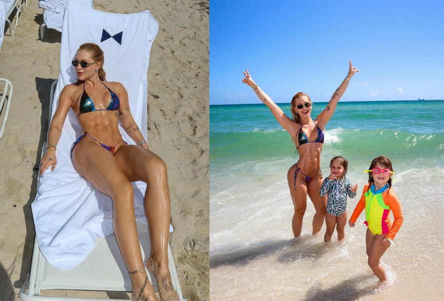 Virginia Fonseca posa de biquíni e com as filhas, em Miami, após fim do namoro com Vini Jr.
