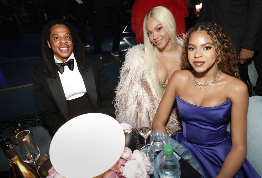 Jay-Z, Beyoncé e a filha Blue Ivy