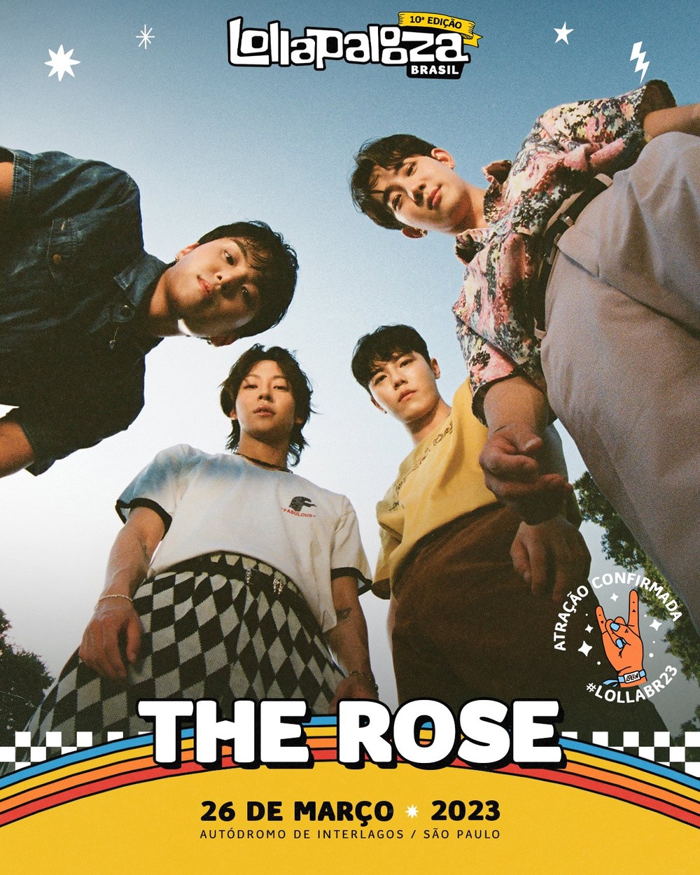 The Rose volta ao Brasil no Lollapalooza em março
