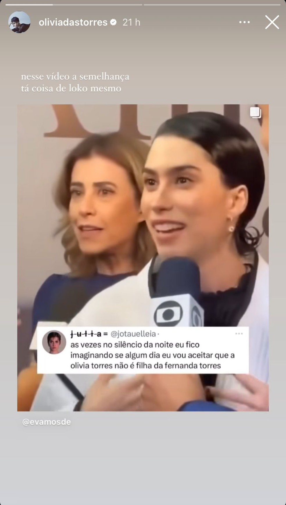 Post de Olívia Torres — Foto: Reprodução | Instagram