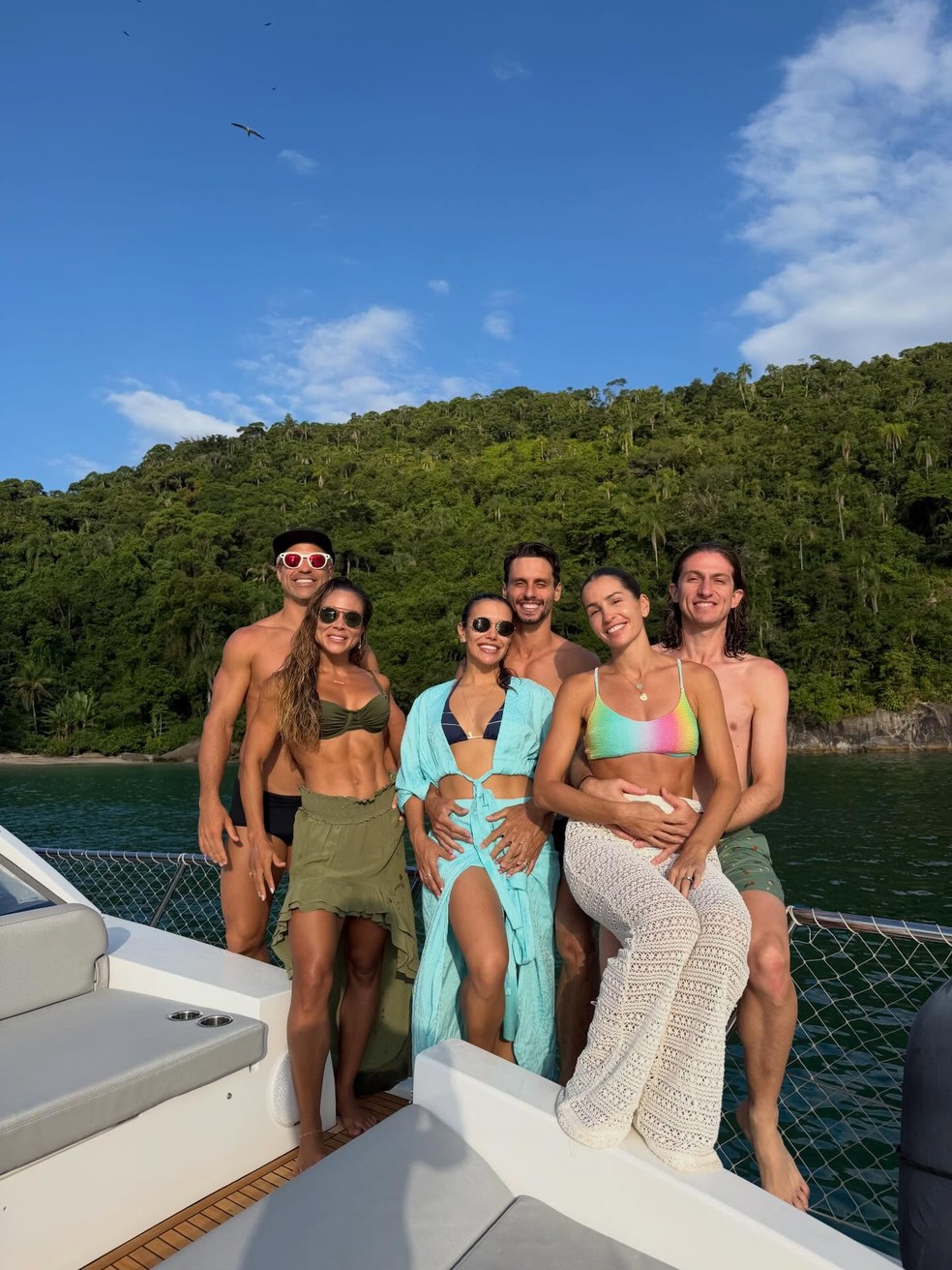 Ex-técnico do Flamengo, Filipe Luís curte passeio de barco com Diego ...