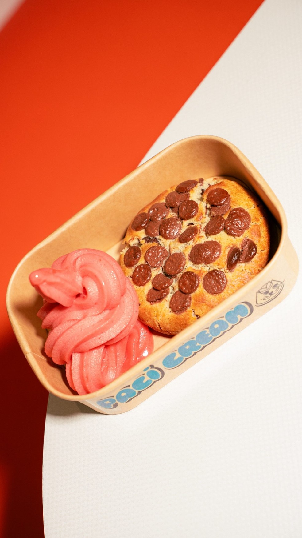 Combo cookie com sorvete da Doce Paciência — Foto: Divulgação