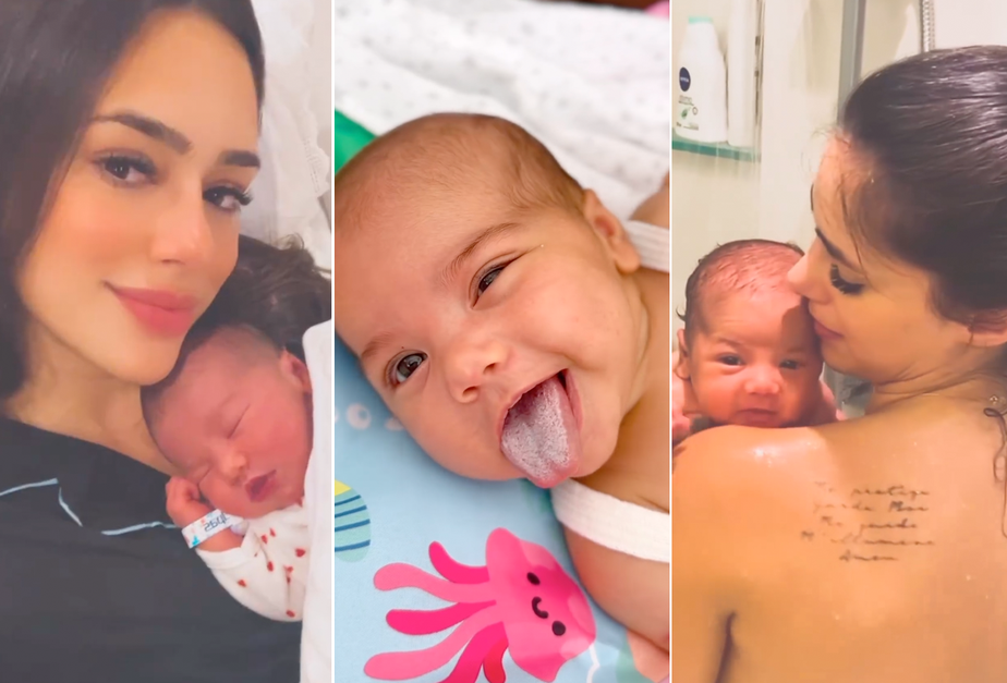 Bruna Biancardi reúne momentos especiais em vídeo de comemoração aos 2  meses de Mavie