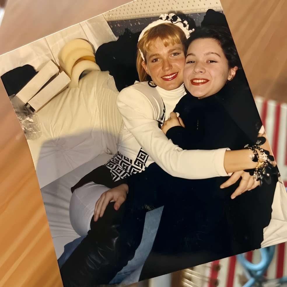 Xuxa e Patrícia Marx em foto de 1992 — Foto: Reprodução/Instagram