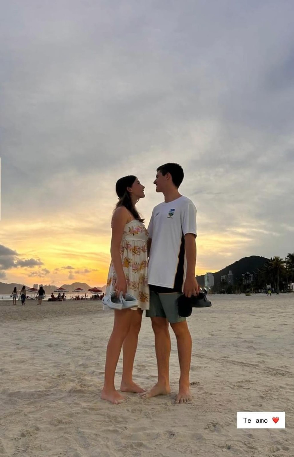 Lara Camillo e Luca Avallone — Foto: Reprodução/Instagram