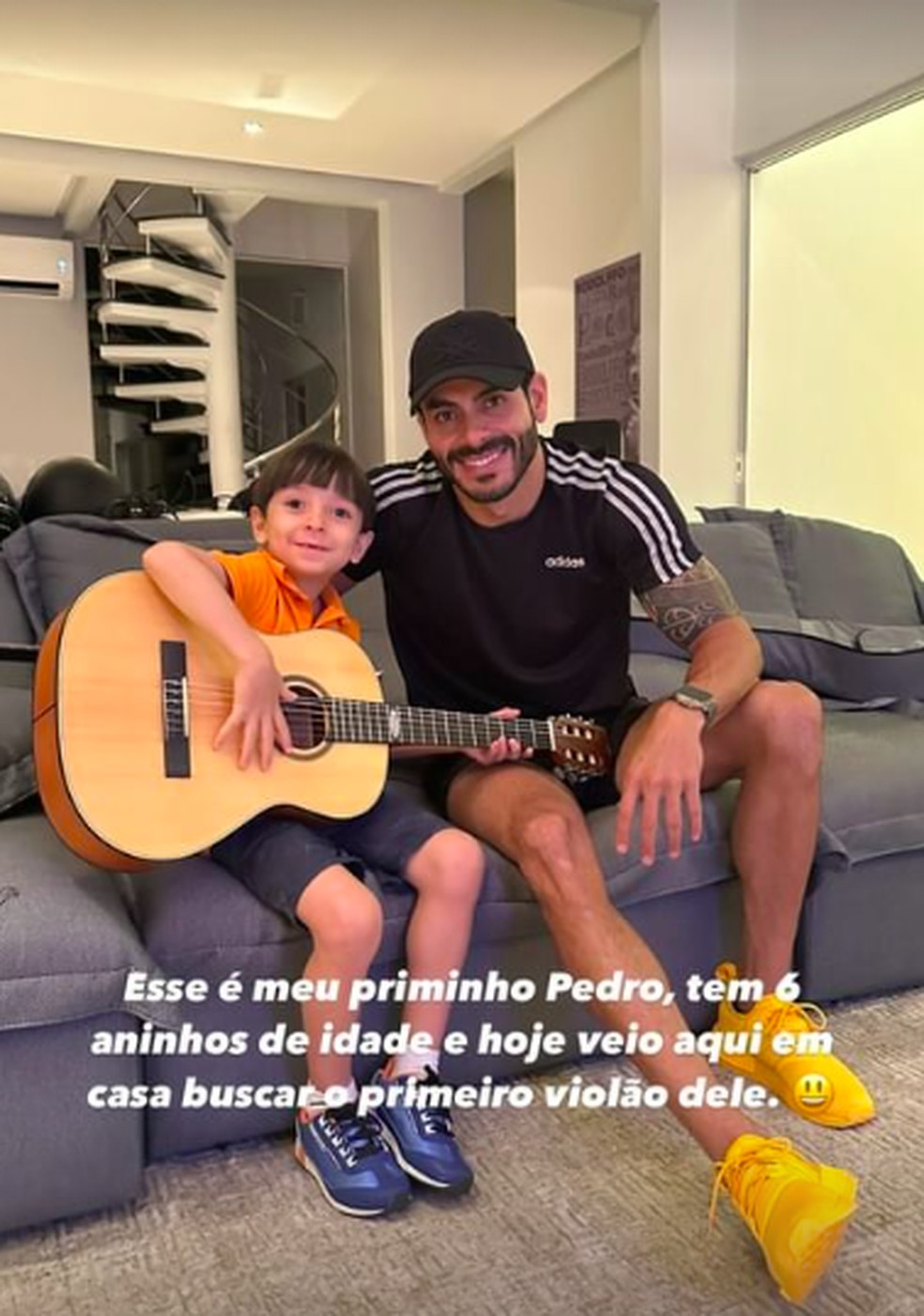 Rodolffo e seu primo, Pedro — Foto: Reprodução/ Instagram