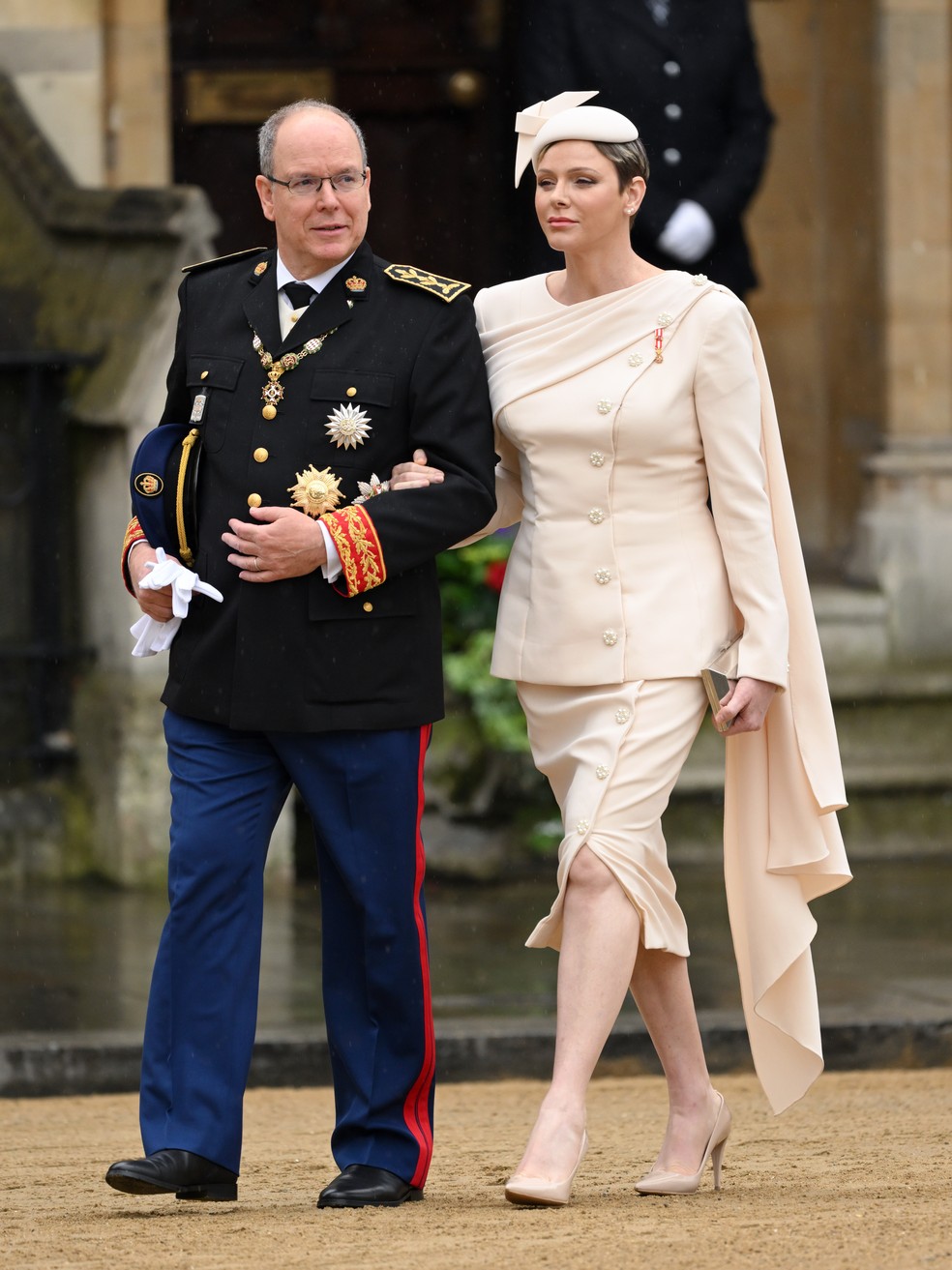  Príncipe Albert II de Mônaco e princesa Charlene — Foto: Getty Images