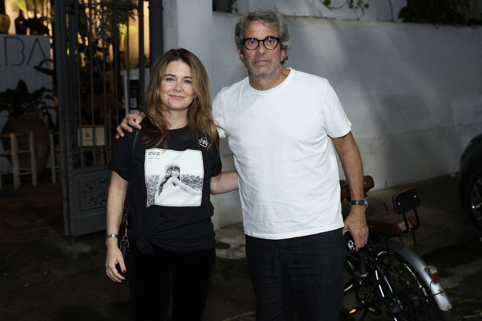 O ex-casal Cláudia Abreu e José Henrique Fonseca — Foto: Roberto Filho/BrazilNews