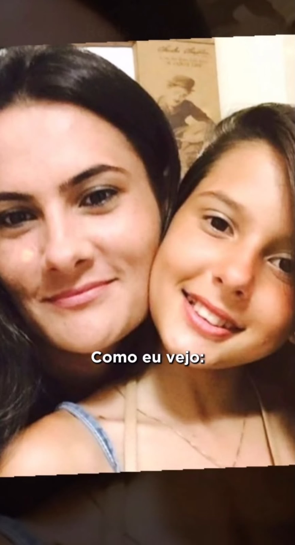 Ana Castela na infancia com a mãe — Foto: Reprodução/Instagram