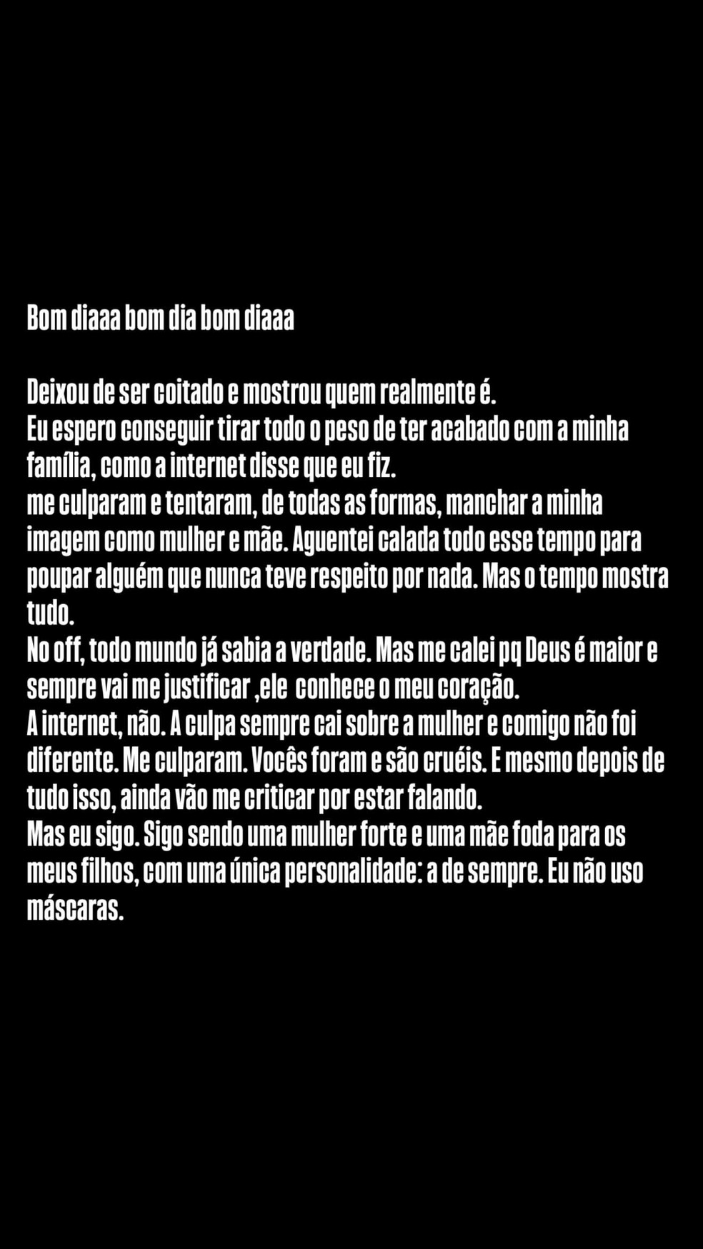 Story de Ingra &mdash; Foto: Reprodu&ccedil;&atilde;o/Instagram