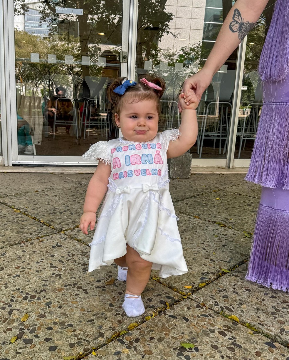 Viih Tube e Eliezer, pais de Lua Di Felice, anunciam espera do segundo filho — Foto: Reprodução/Instagram