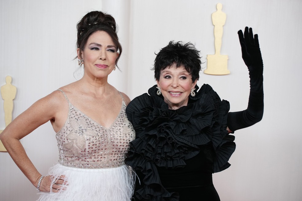 Fernanda Luisa Gordon e Rita Moreno — Foto: Getty Images