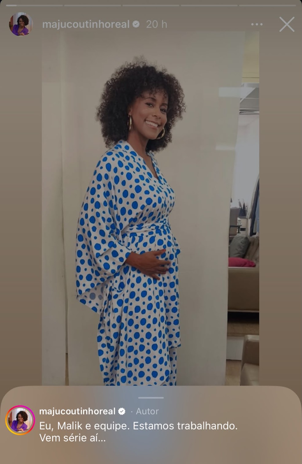 Maju Coutinho — Foto: Reprodução/Instagram