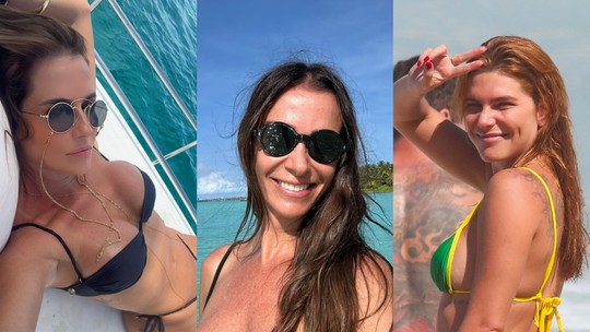 Celebridades desfrutam das praias no Brasil e ao redor do mundo