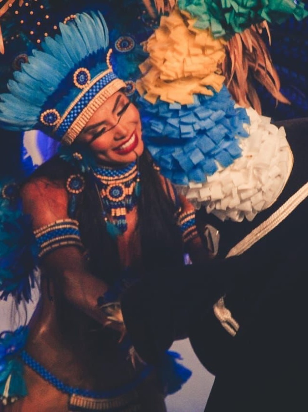 Marciele Albuquerque celebra aniversário do Boi Caprichoso — Foto: Reprodução/Instagram