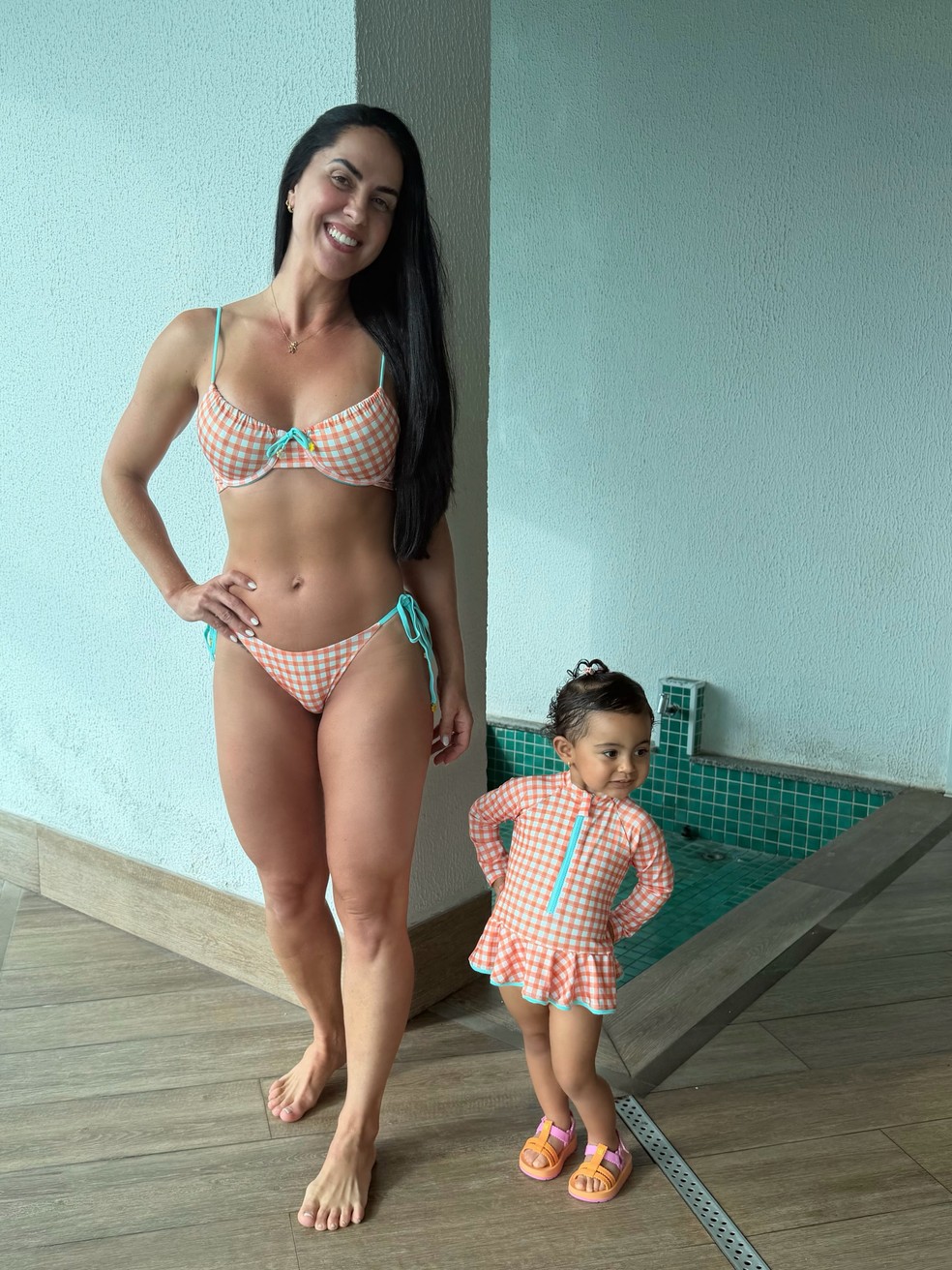 Graciele Lacerda e a filha, Clara — Foto: Reprodução/Instagram
