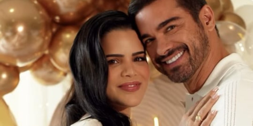 Sidney Sampaio e esposa