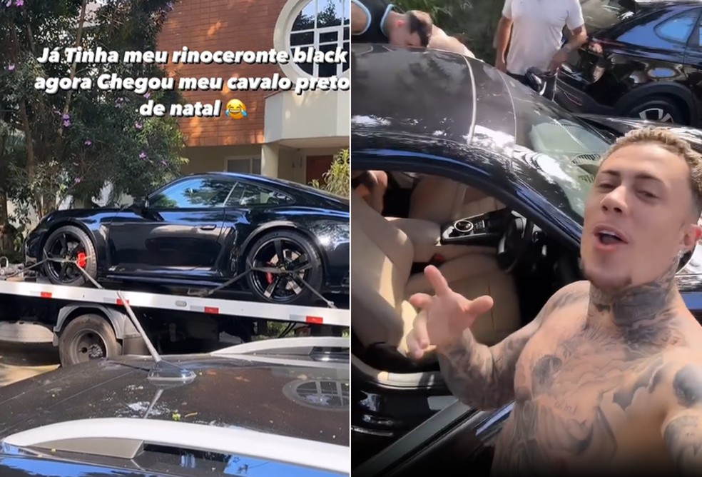 MC Daniel compra Porsche 911 de Natal — Foto: Reprodução/Instagram