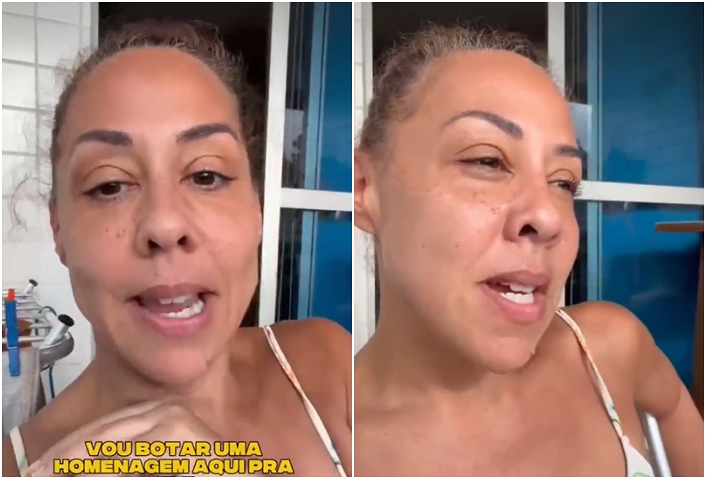 Evelyn Castro gera confusão em velório do tio: 