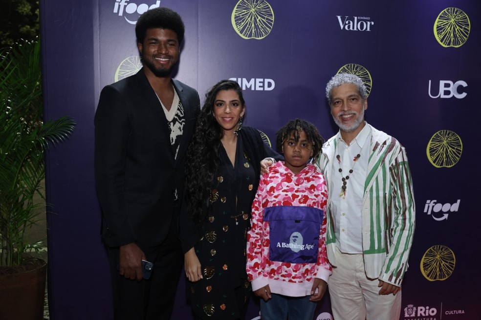 João Pedro Januário, Benedita Zerbini, Roque e Estêvão Ciavatta — Foto: Daniel Pinheiro/BrazilNews