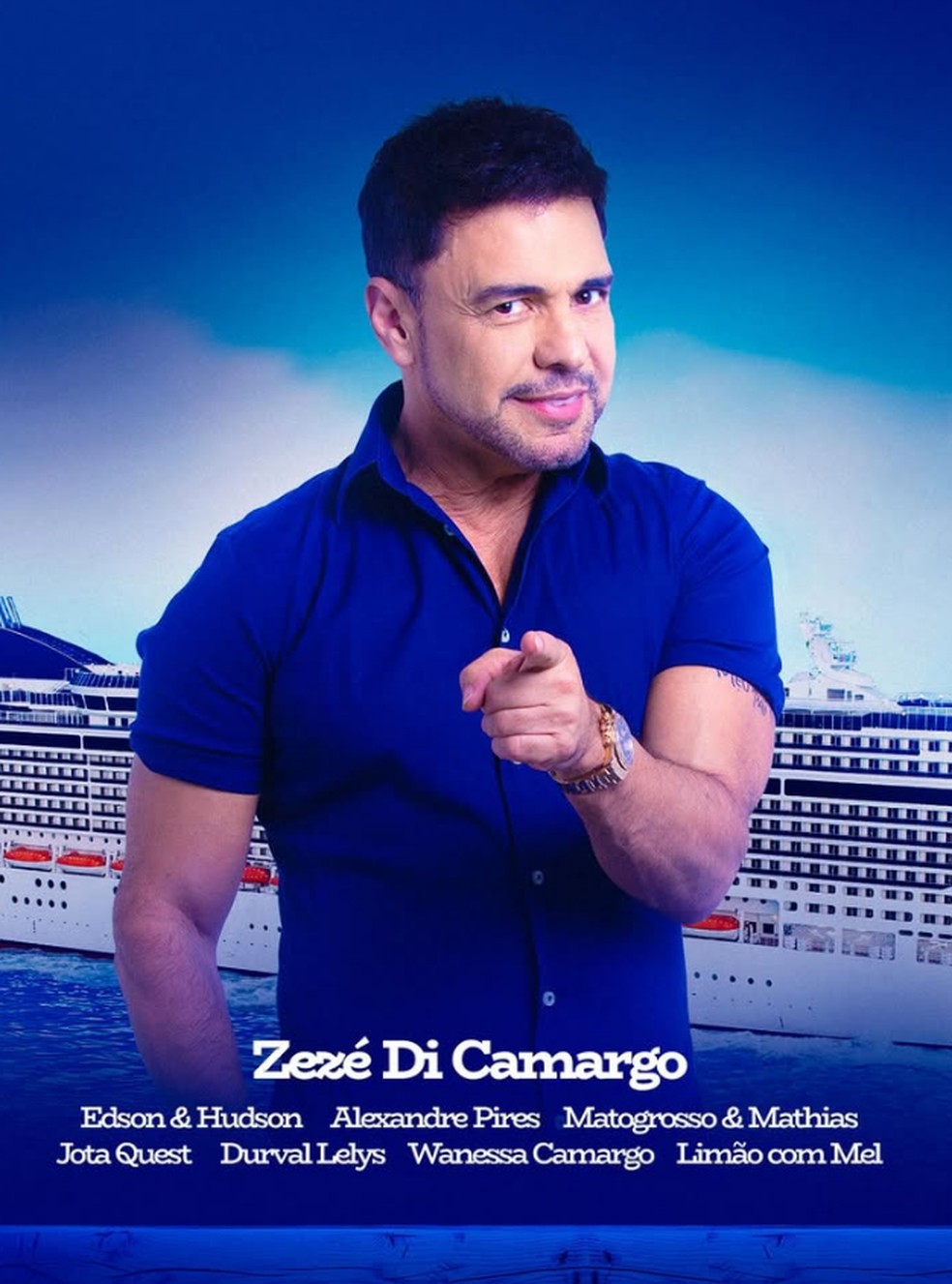 Zezé Di Camargo reúne artistas em cruzeiro temático que já se