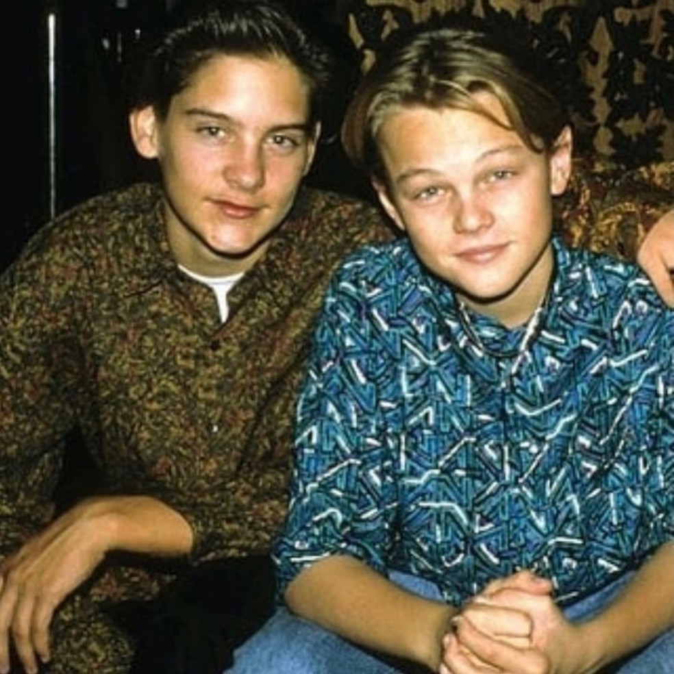 Leonardo DiCaprio e Tobey Maguire são amigos desde o fim dos anos 1980 — Foto: Divulgação