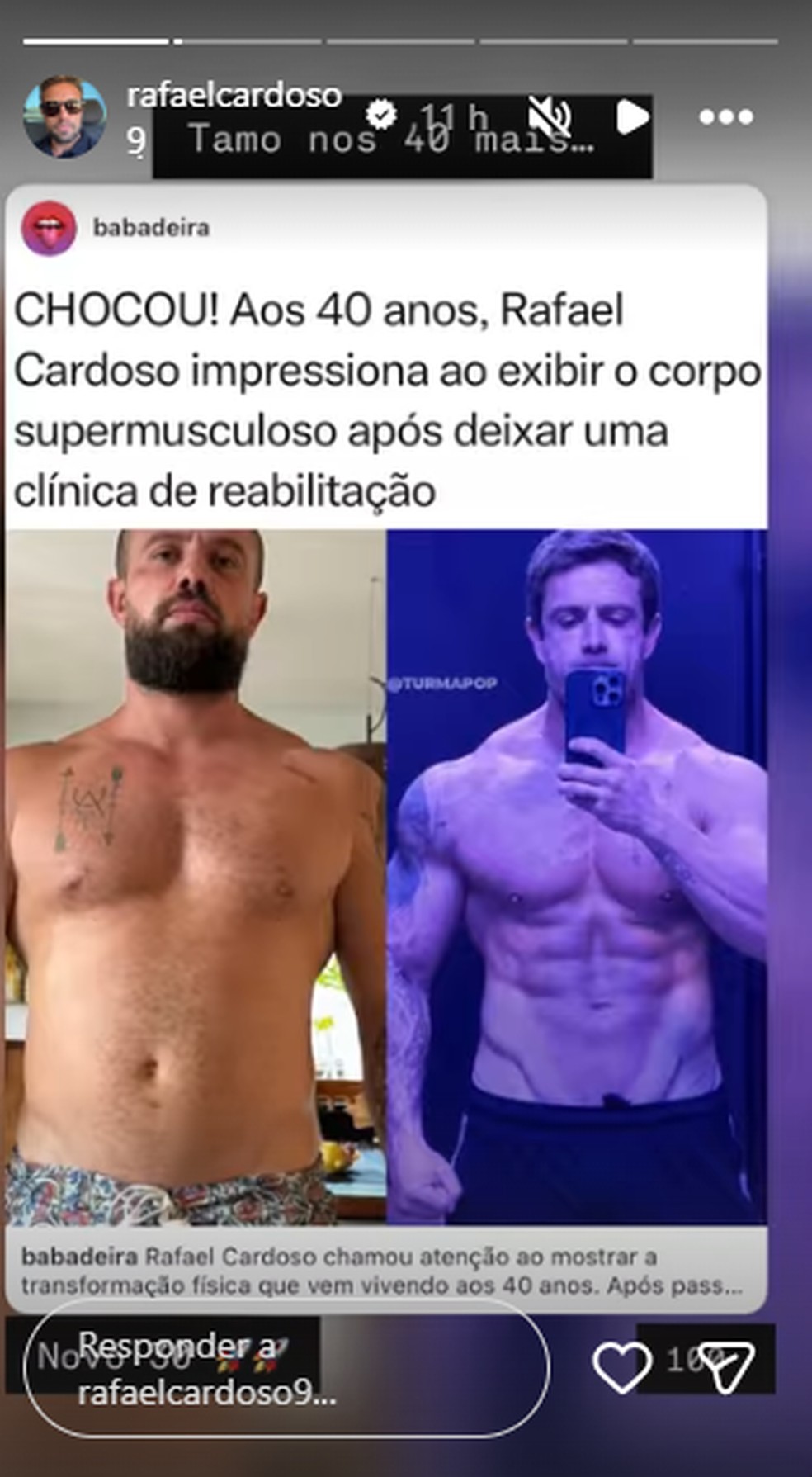 Rafael Cardoso — Foto: Reprodução/Instagram