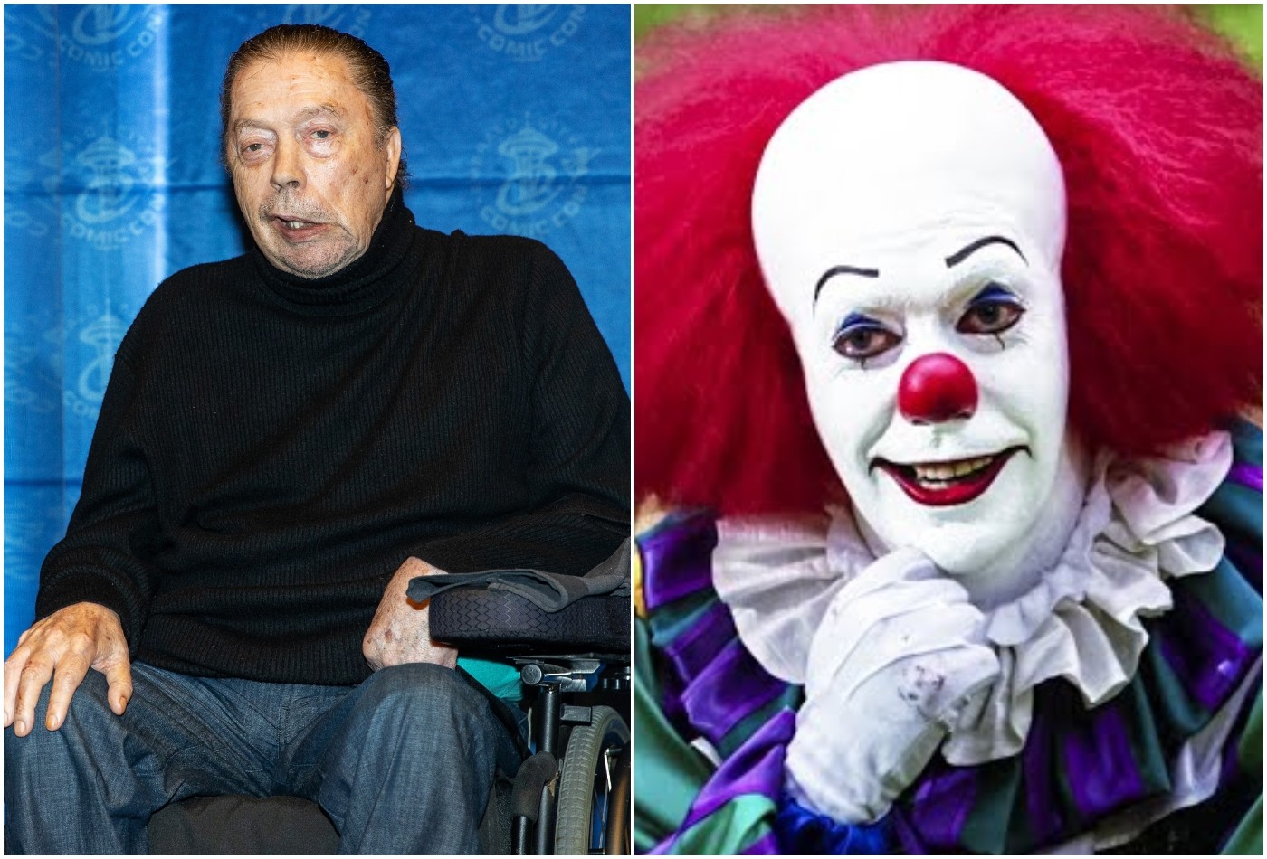 Tim Curry, de ‘IT’, já teve o crânio 