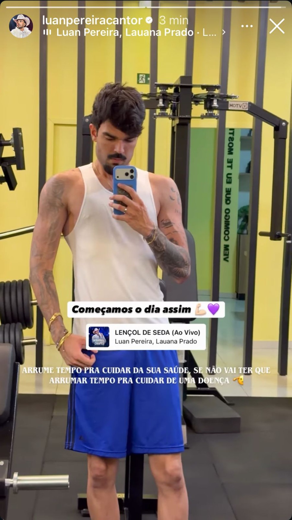 Luan Pereira impressiona ao mostrar antes e depois do corpo; veja