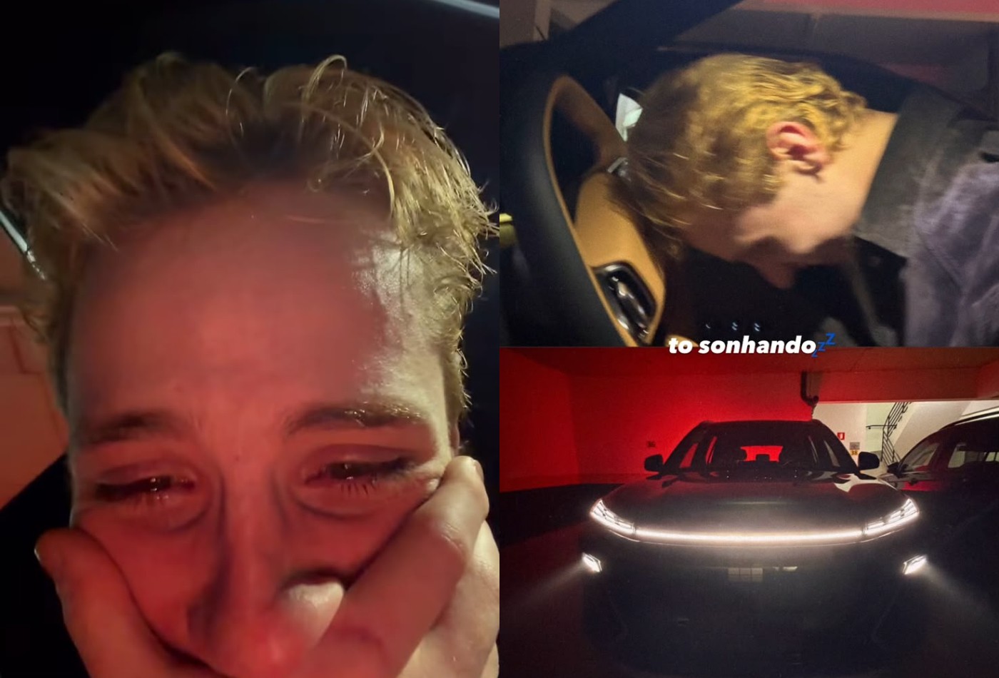 Juliano Floss vai às lágrimas ao entrar  em seu primeiro carro: 