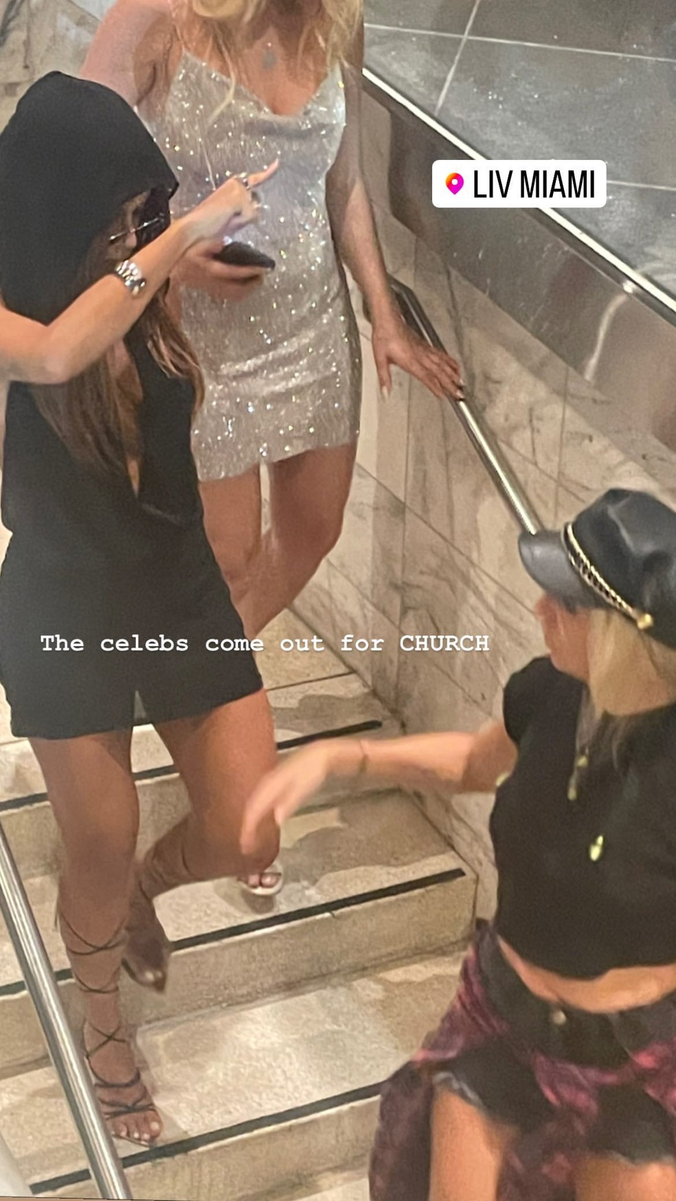 Anitta, Lele Pons e Irish Sarah curtem noitada em Miami — Foto: Instagram