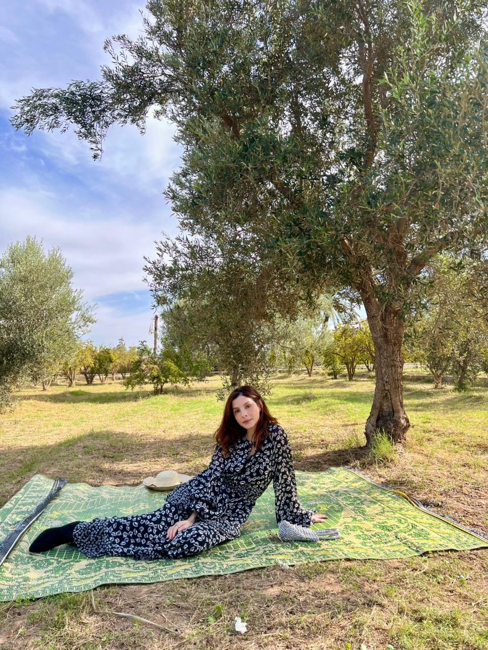 Giselle Batista na Tunísia — Foto: Acervo pessoal