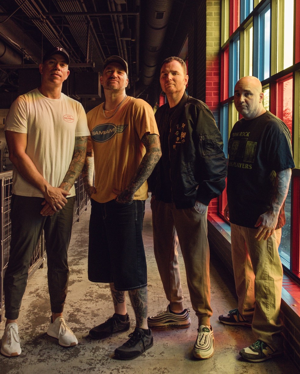 A banda New Found Glory — Foto: Reprodução/Instagram