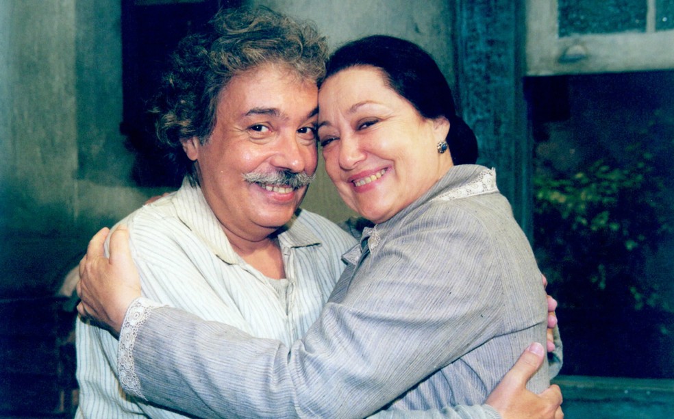 Pedro Paulo Rangel e Suely Franco em 'O Cravo e A Rosa' — Foto: Cristiana Isidoro